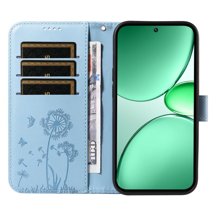 For Realme C85 5G / 15X 5G India Dandelion Embossed Pattern Flip Leather Phone Case
