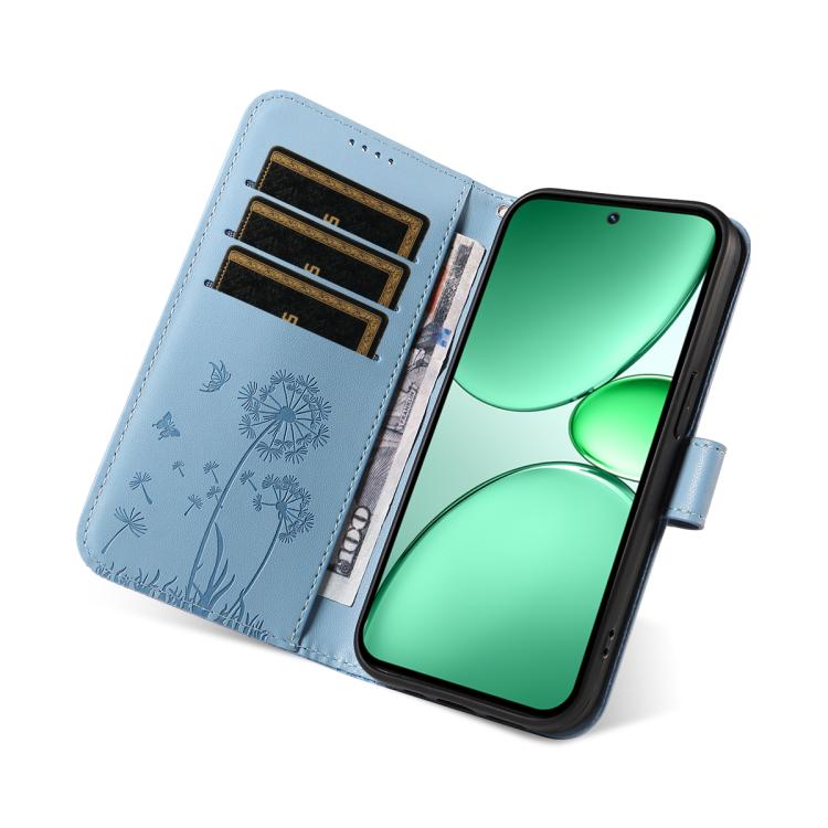 For Realme C85 5G / 15X 5G India Dandelion Embossed Pattern Flip Leather Phone Case