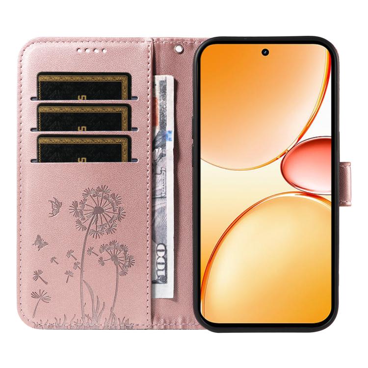 For Realme C85 Pro 4G Dandelion Embossed Pattern Flip Leather Phone Case