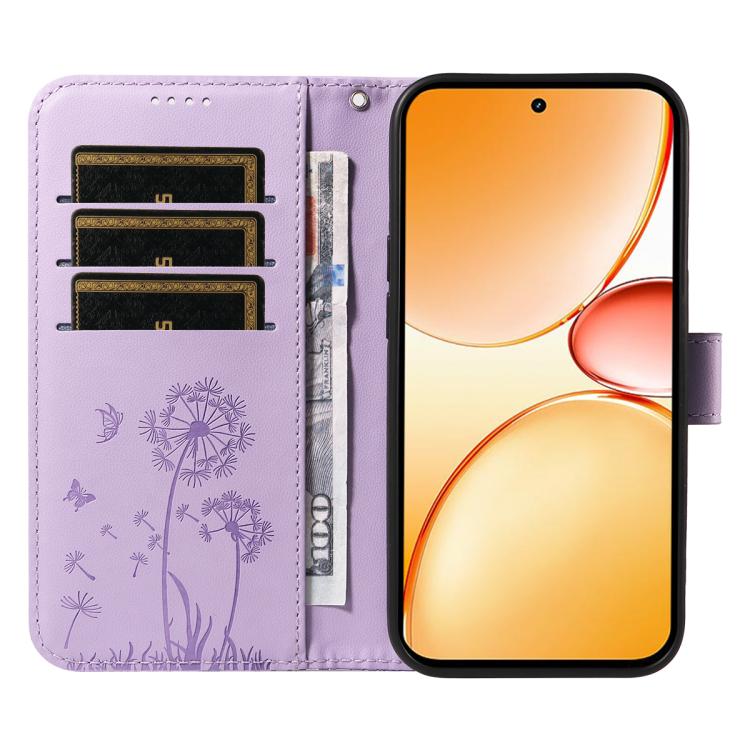 For Realme C85 Pro 4G Dandelion Embossed Pattern Flip Leather Phone Case
