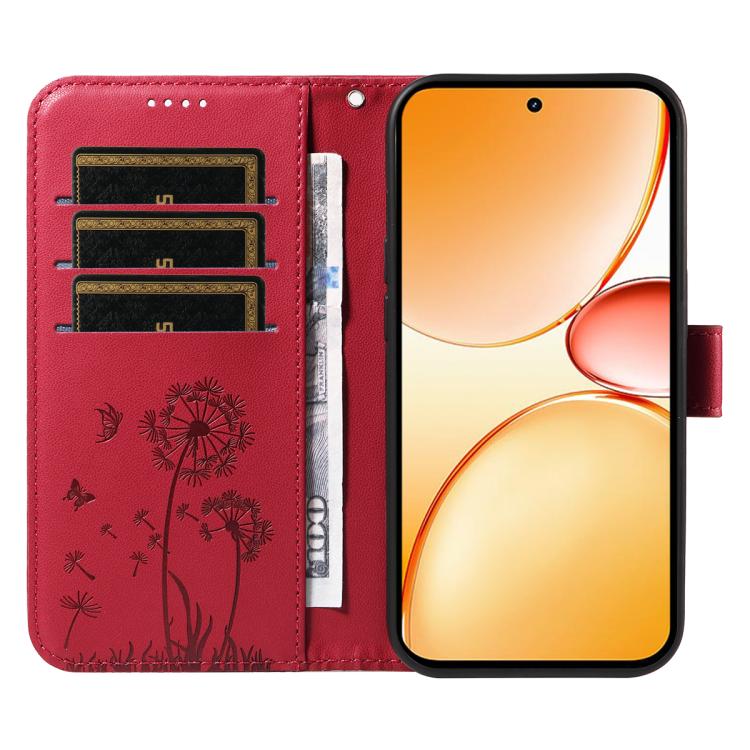 For Realme C85 Pro 4G Dandelion Embossed Pattern Flip Leather Phone Case
