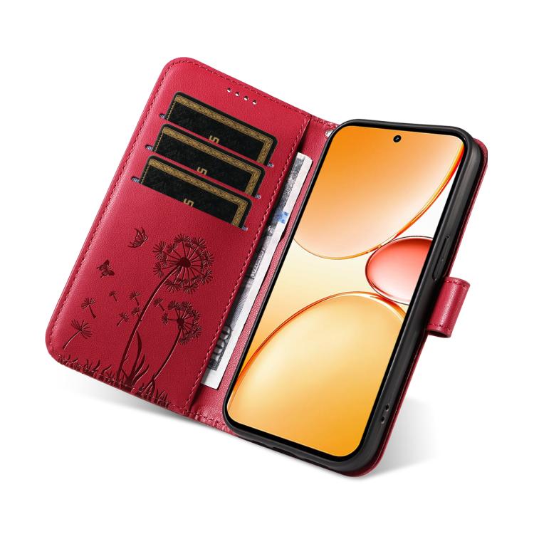 For Realme C85 Pro 4G Dandelion Embossed Pattern Flip Leather Phone Case
