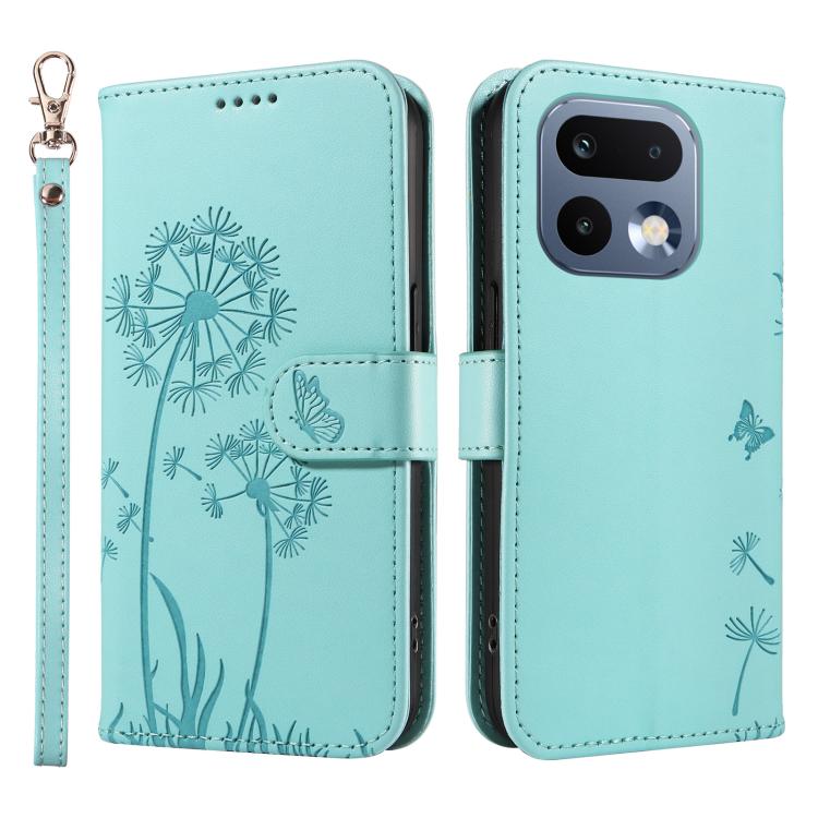 For Realme 16 Pro 5G Global Dandelion Embossed Pattern Flip Leather Phone Case