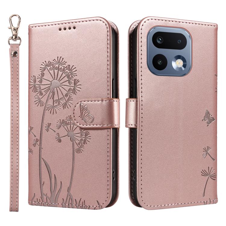 For Realme 16 Pro 5G Global Dandelion Embossed Pattern Flip Leather Phone Case