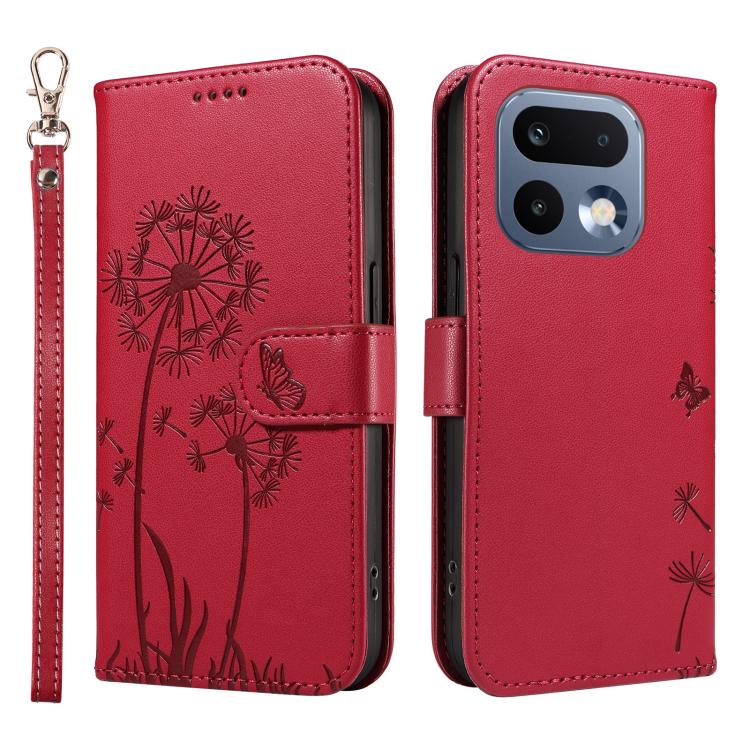For Realme 16 Pro 5G Global Dandelion Embossed Pattern Flip Leather Phone Case