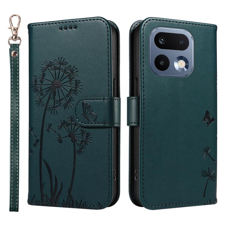 For Realme 16 Pro 5G Global Dandelion Embossed Pattern Flip Leather Phone Case