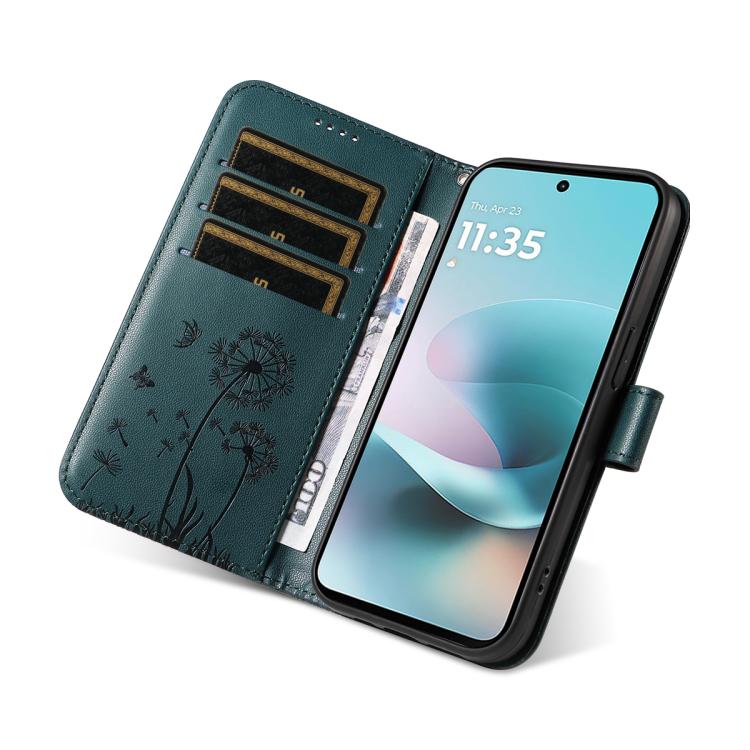 For Realme 16 Pro 5G Global Dandelion Embossed Pattern Flip Leather Phone Case