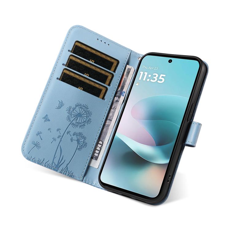 For Realme 16 Pro 5G Global Dandelion Embossed Pattern Flip Leather Phone Case