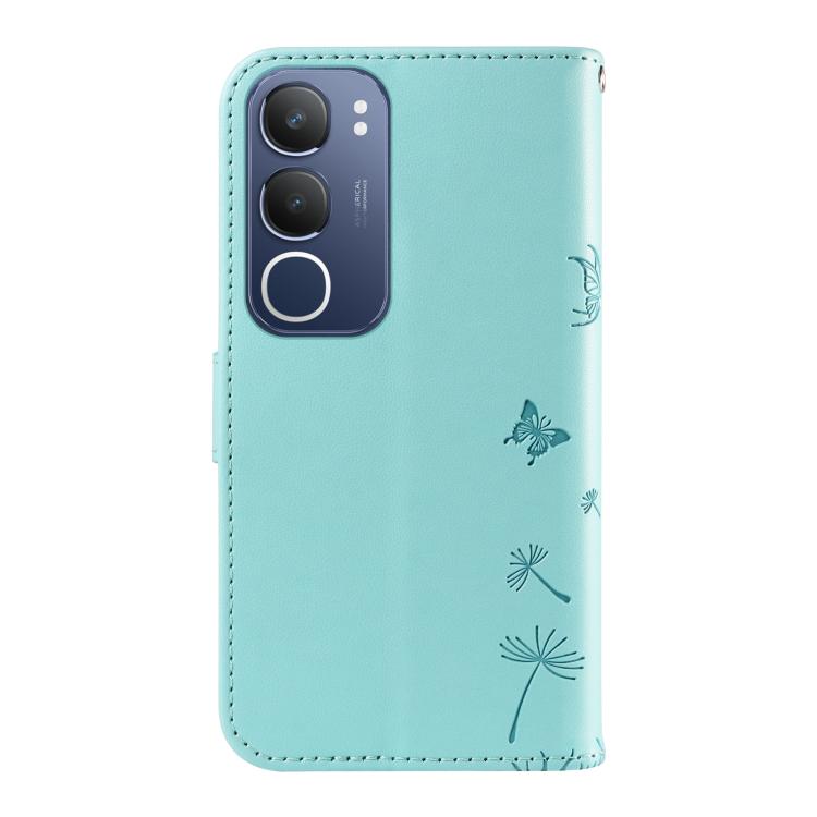 For vivo Y19S 4G Global Dandelion Embossed Pattern Flip Leather Phone Case