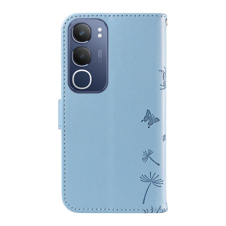 For vivo Y19S 4G Global Dandelion Embossed Pattern Flip Leather Phone Case