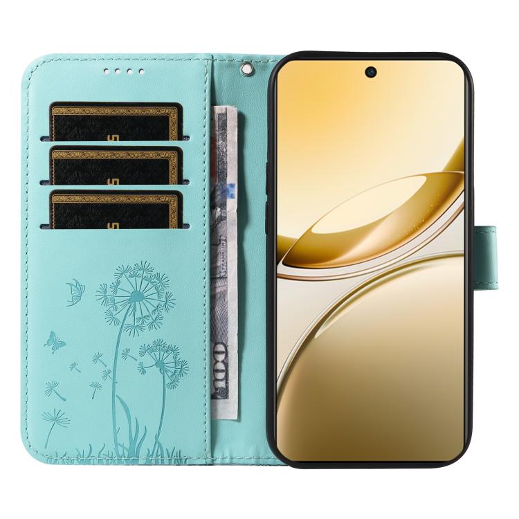 For vivo V50 5G Global Dandelion Embossed Pattern Flip Leather Phone Case