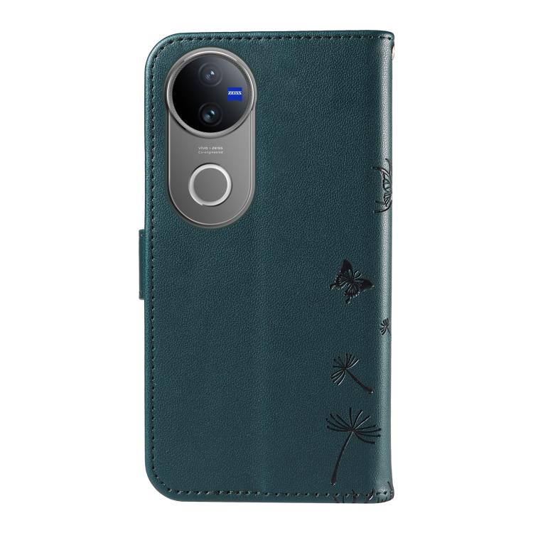 For vivo V50 5G Global Dandelion Embossed Pattern Flip Leather Phone Case