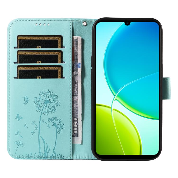 For vivo Y29S 5G / Y04 Dandelion Embossed Pattern Flip Leather Phone Case