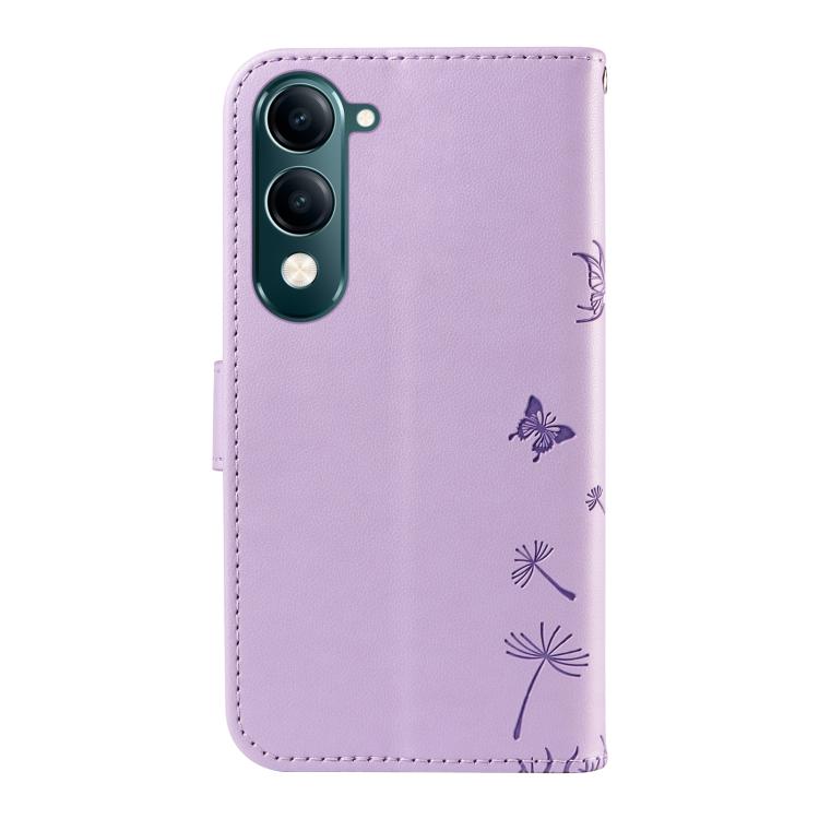 For vivo Y29S 5G / Y04 Dandelion Embossed Pattern Flip Leather Phone Case