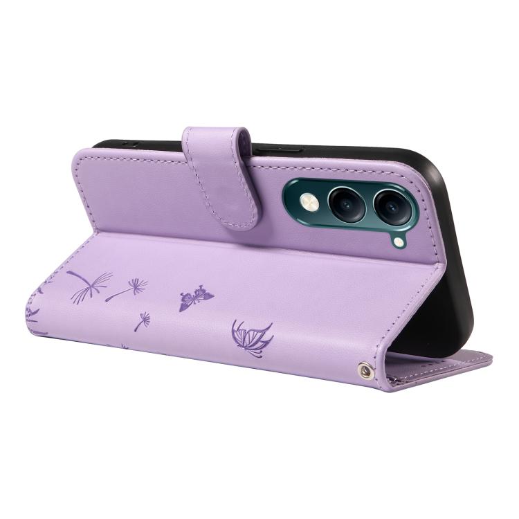 For vivo Y29S 5G / Y04 Dandelion Embossed Pattern Flip Leather Phone Case