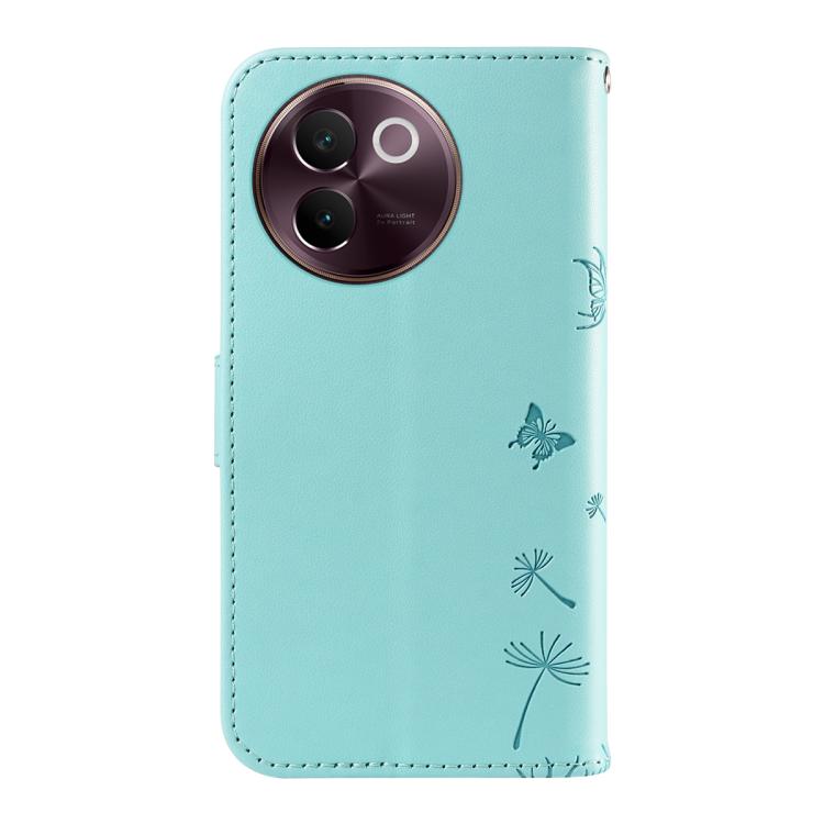 For vivo V30E / V40 Lite Global Dandelion Embossed Pattern Flip Leather Phone Case
