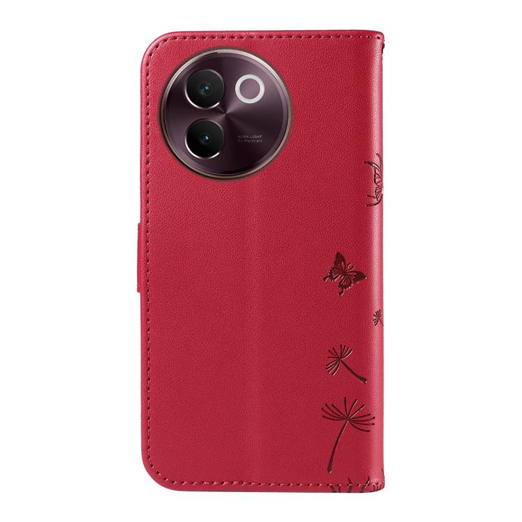 For vivo V30E / V40 Lite Global Dandelion Embossed Pattern Flip Leather Phone Case