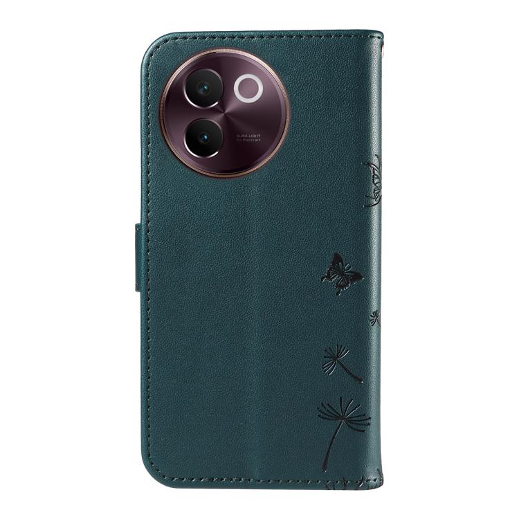 For vivo V30E / V40 Lite Global Dandelion Embossed Pattern Flip Leather Phone Case