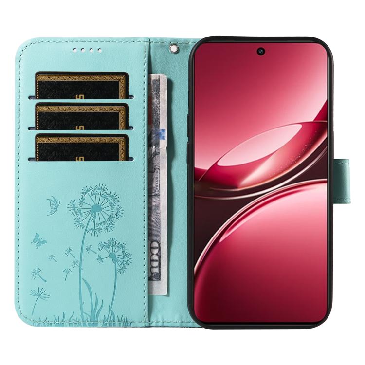 For vivo V50 Lite 5G Global Dandelion Embossed Pattern Flip Leather Phone Case