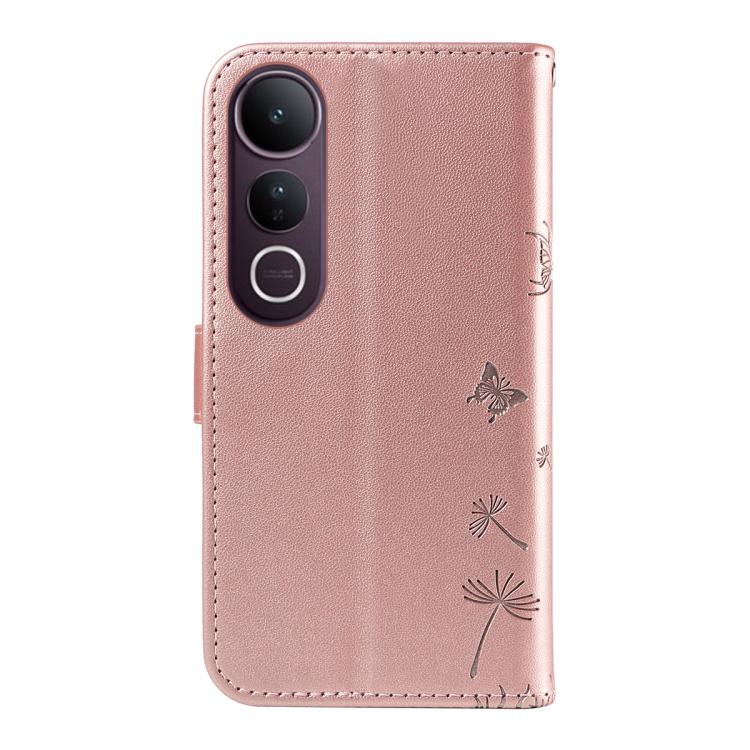 For vivo V50 Lite 5G Global Dandelion Embossed Pattern Flip Leather Phone Case