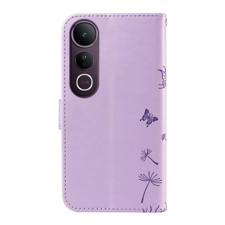 For vivo V50 Lite 5G Global Dandelion Embossed Pattern Flip Leather Phone Case