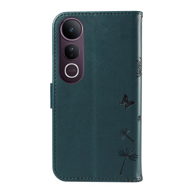 For vivo V50 Lite 5G Global Dandelion Embossed Pattern Flip Leather Phone Case