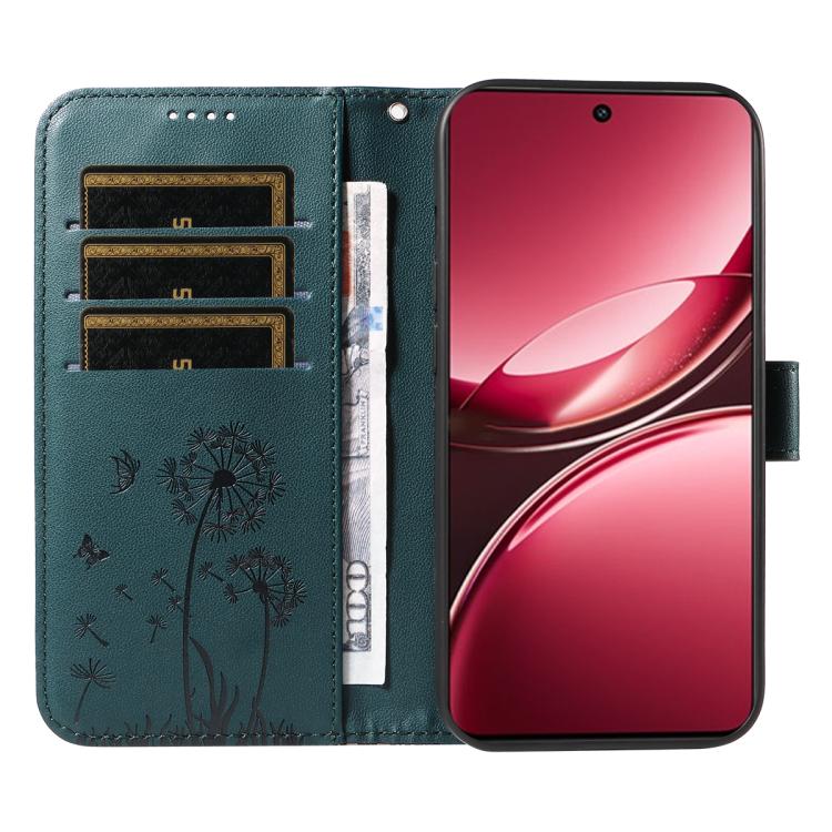For vivo V50 Lite 5G Global Dandelion Embossed Pattern Flip Leather Phone Case