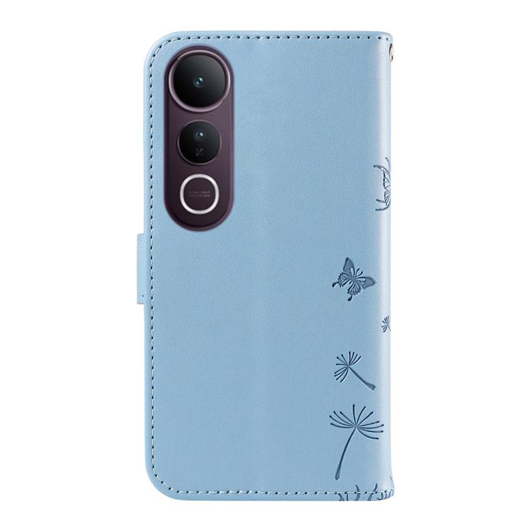 For vivo V50 Lite 5G Global Dandelion Embossed Pattern Flip Leather Phone Case