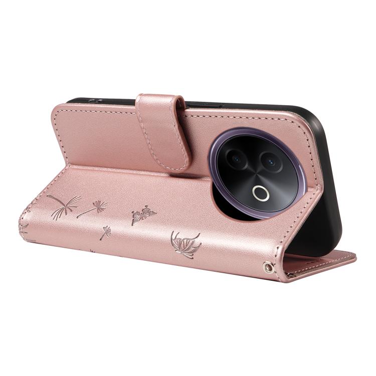 For vivo Y39 5G Global Dandelion Embossed Pattern Flip Leather Phone Case
