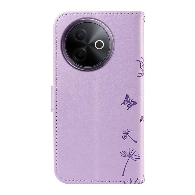 For vivo Y39 5G Global Dandelion Embossed Pattern Flip Leather Phone Case