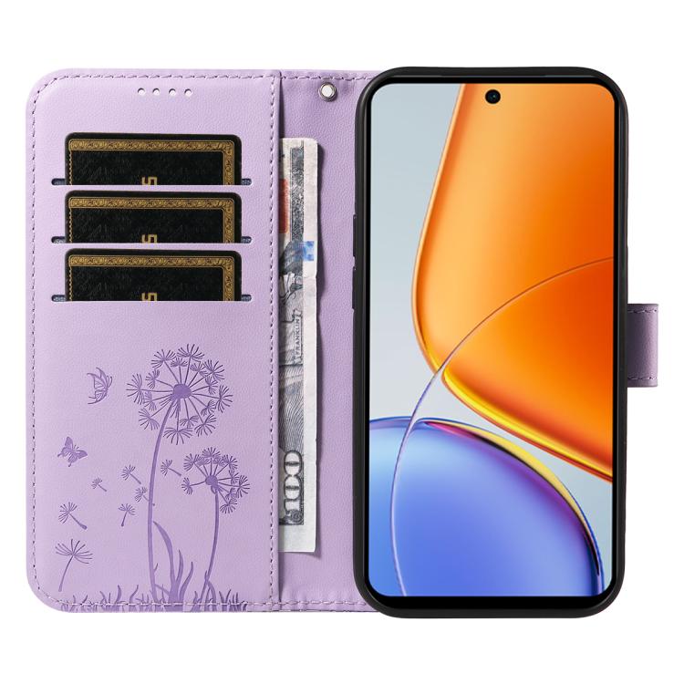 For vivo Y39 5G Global Dandelion Embossed Pattern Flip Leather Phone Case