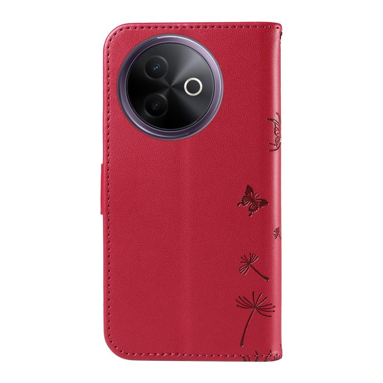 For vivo Y39 5G Global Dandelion Embossed Pattern Flip Leather Phone Case