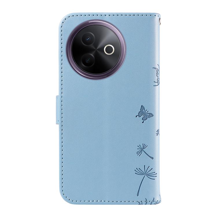 For vivo Y39 5G Global Dandelion Embossed Pattern Flip Leather Phone Case