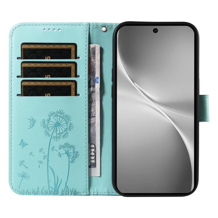 For vivo V60 5G Dandelion Embossed Pattern Flip Leather Phone Case
