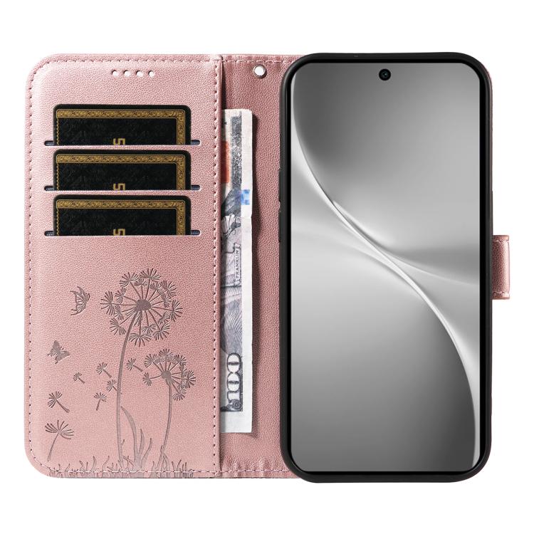 For vivo V60 5G Dandelion Embossed Pattern Flip Leather Phone Case