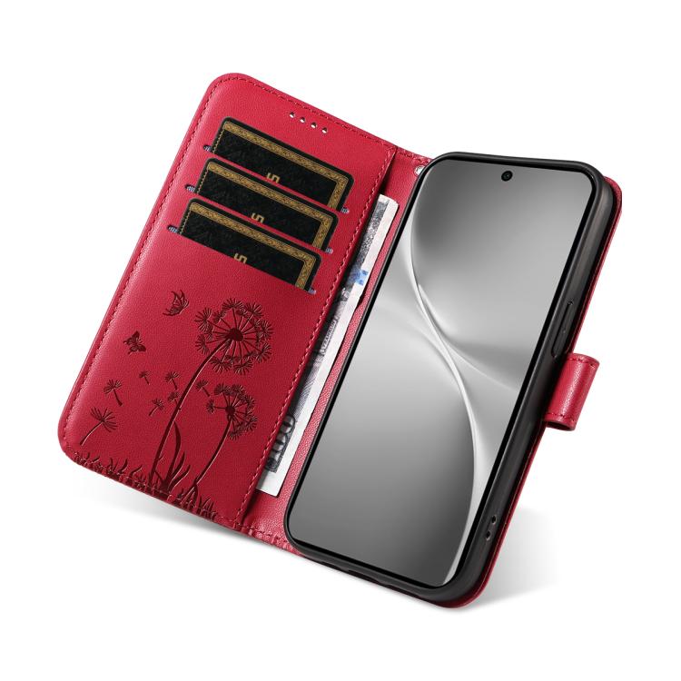 For vivo V60 5G Dandelion Embossed Pattern Flip Leather Phone Case