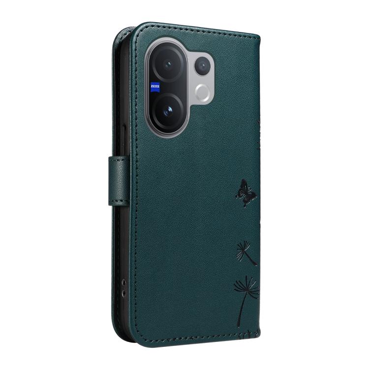 For vivo V60 5G Dandelion Embossed Pattern Flip Leather Phone Case
