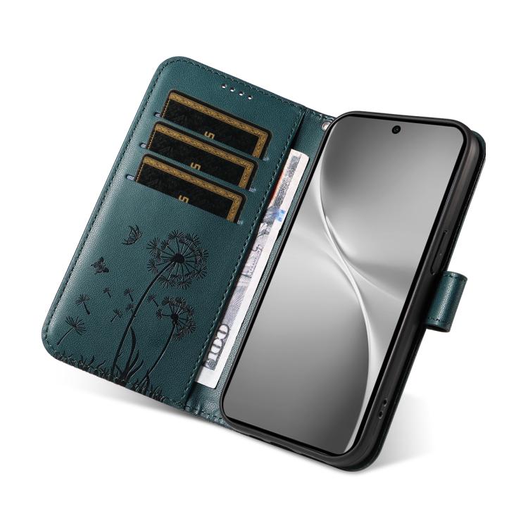 For vivo V60 5G Dandelion Embossed Pattern Flip Leather Phone Case
