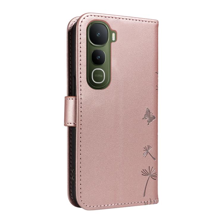 For vivo Y400 5G Dandelion Embossed Pattern Flip Leather Phone Case