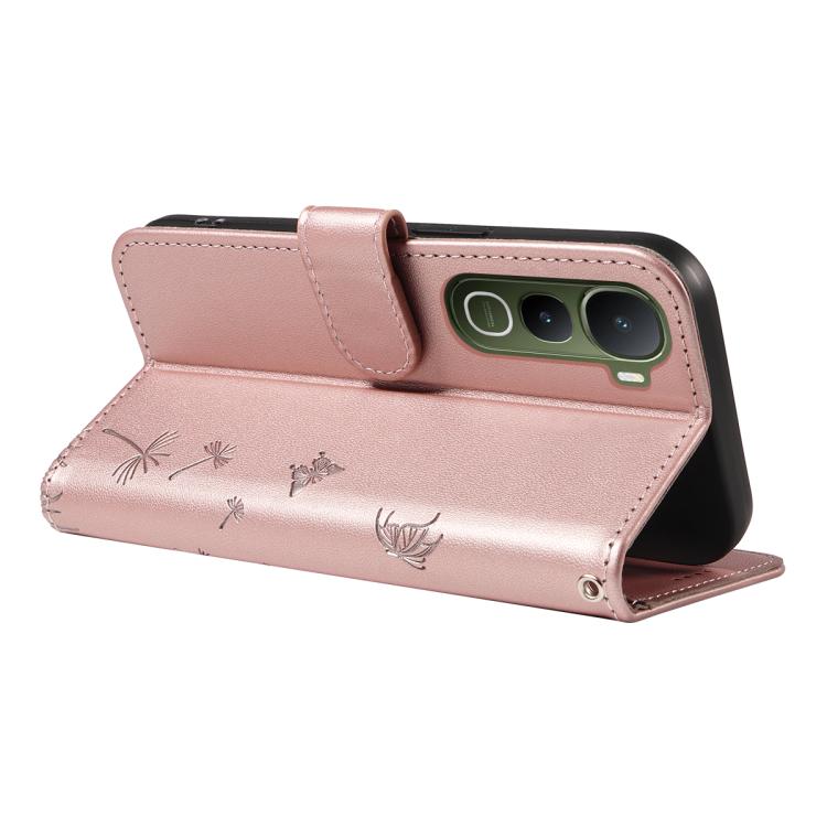 For vivo Y400 5G Dandelion Embossed Pattern Flip Leather Phone Case