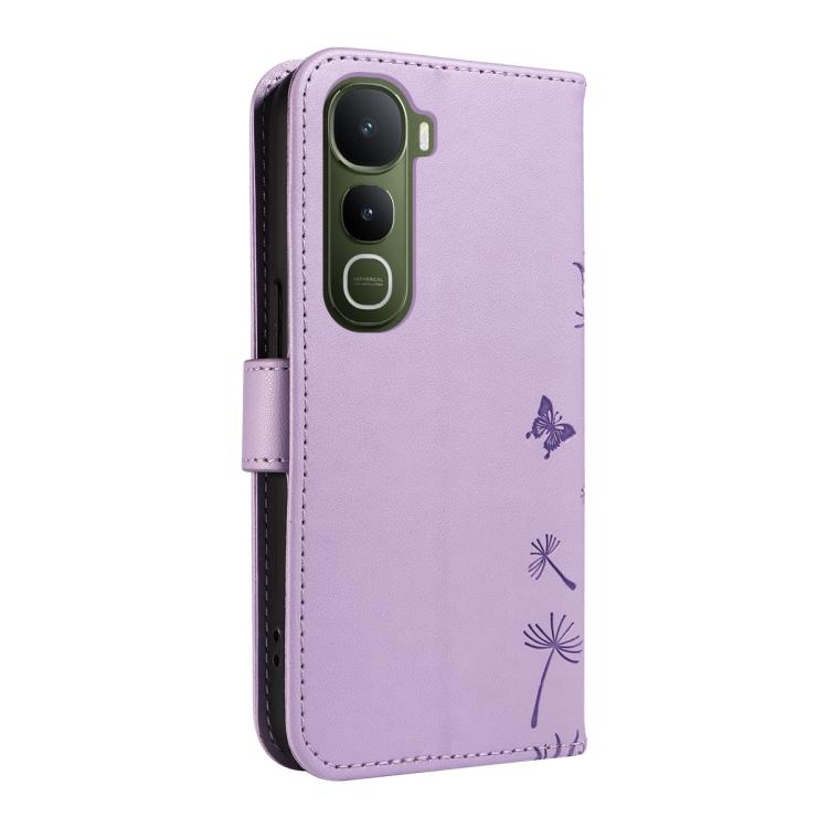 For vivo Y400 5G Dandelion Embossed Pattern Flip Leather Phone Case