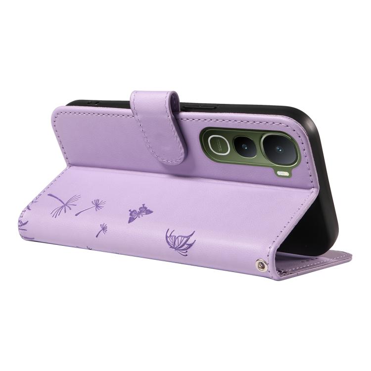 For vivo Y400 5G Dandelion Embossed Pattern Flip Leather Phone Case