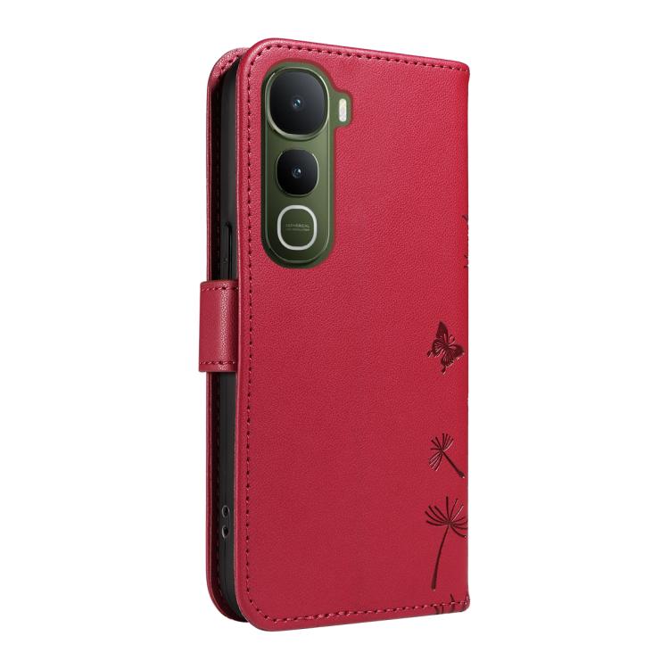 For vivo Y400 5G Dandelion Embossed Pattern Flip Leather Phone Case