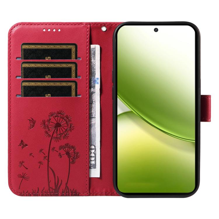For vivo Y400 5G Dandelion Embossed Pattern Flip Leather Phone Case