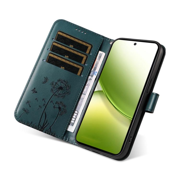 For vivo Y400 5G Dandelion Embossed Pattern Flip Leather Phone Case