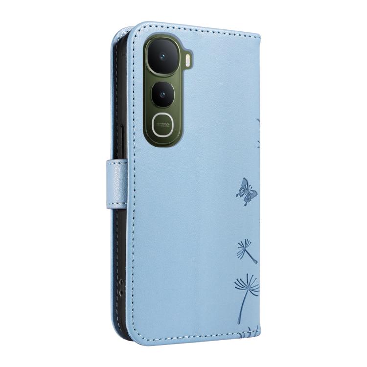 For vivo Y400 5G Dandelion Embossed Pattern Flip Leather Phone Case