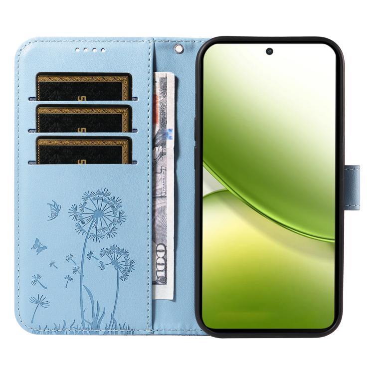 For vivo Y400 5G Dandelion Embossed Pattern Flip Leather Phone Case