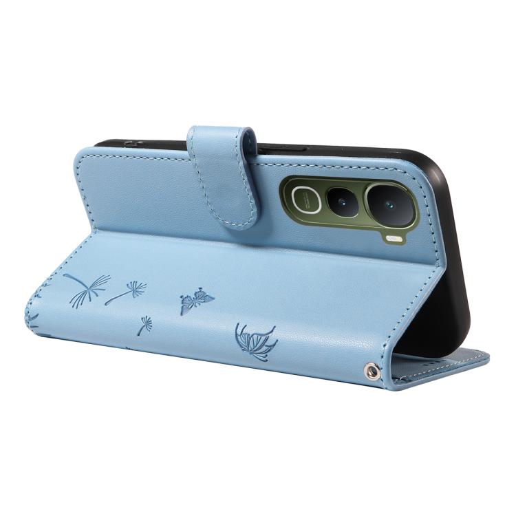 For vivo Y400 5G Dandelion Embossed Pattern Flip Leather Phone Case