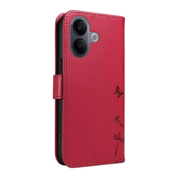 For vivo V60 Lite 4G Dandelion Embossed Pattern Flip Leather Phone Case