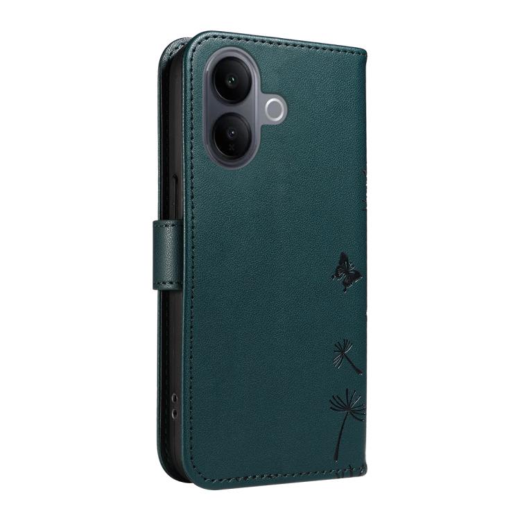 For vivo V60 Lite 4G Dandelion Embossed Pattern Flip Leather Phone Case